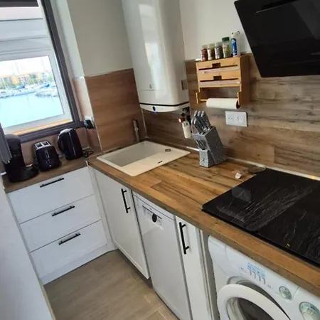 4 Pers, Vue Mer, Parking, Wifi, Ponton Apartament *