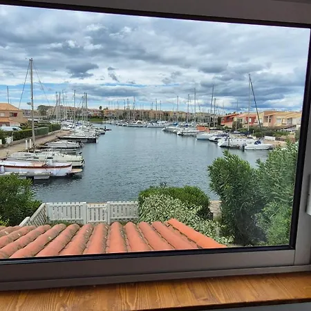 4 Pers, Vue Mer, Parking, Wifi, Ponton Apartament Agde