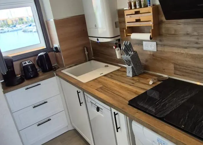 4 Pers, Vue Mer, Parking, Wifi, Ponton Appartamento *