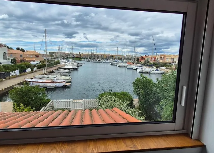 4 Pers, Vue Mer, Parking, Wifi, Ponton Appartamento Agde